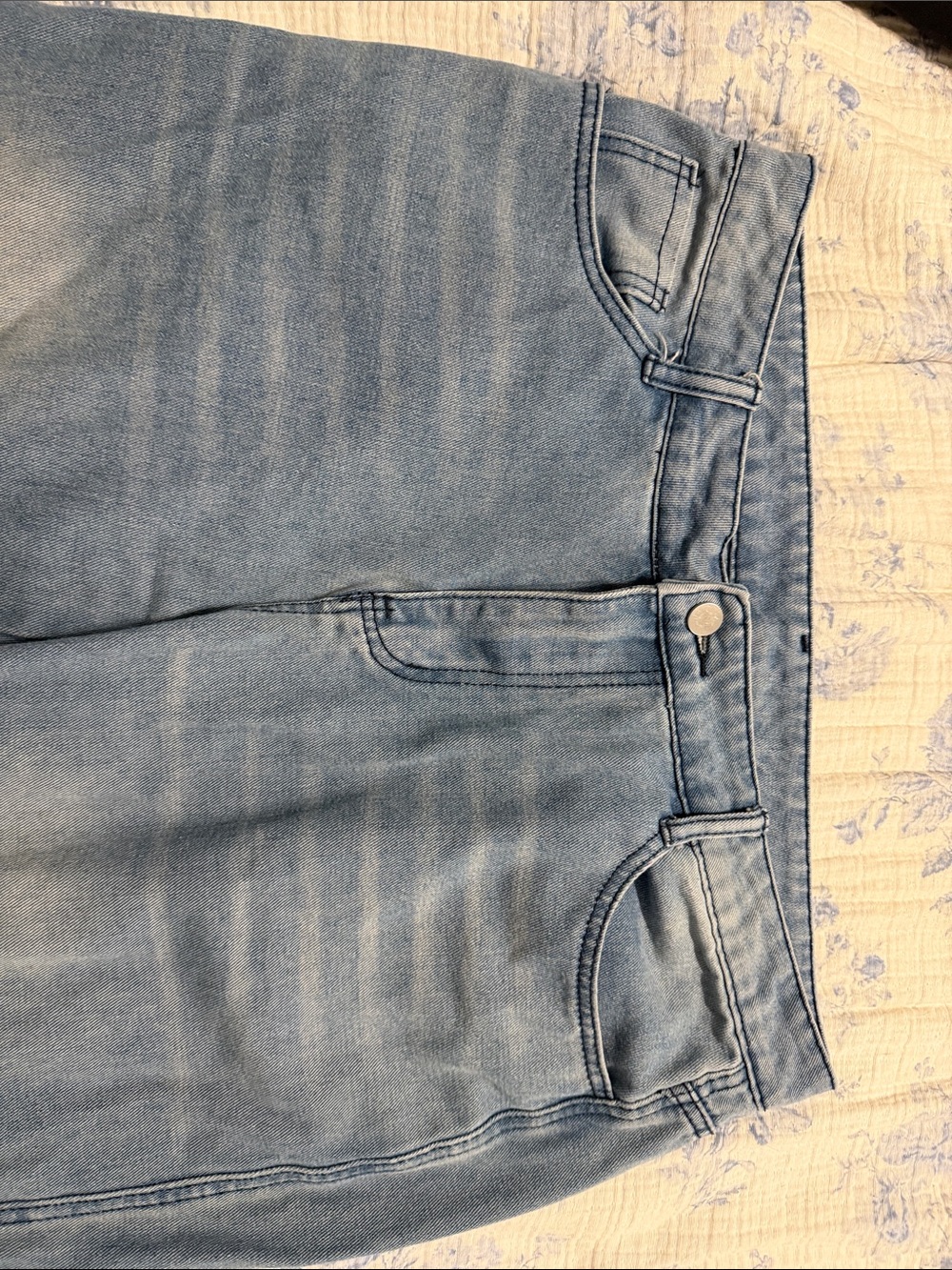Women's Light Blue Washed Jeans